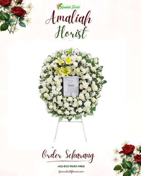 Krans Bunga Duka Karangtumaritis